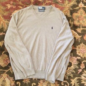 Polo V-Neck Sweater